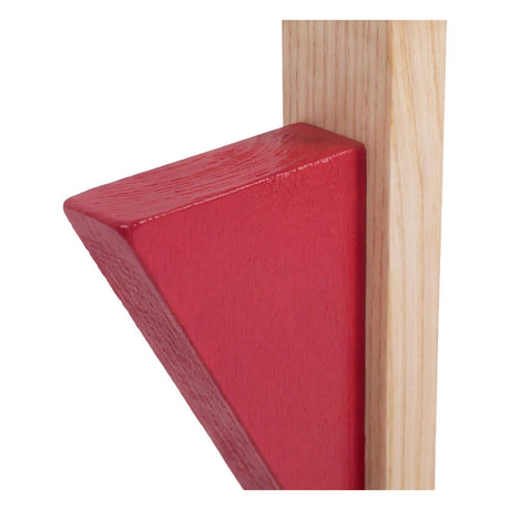 Trampoli Engelhart in legno con poggiapiedi colorato set 2 170 cm, regolabili.