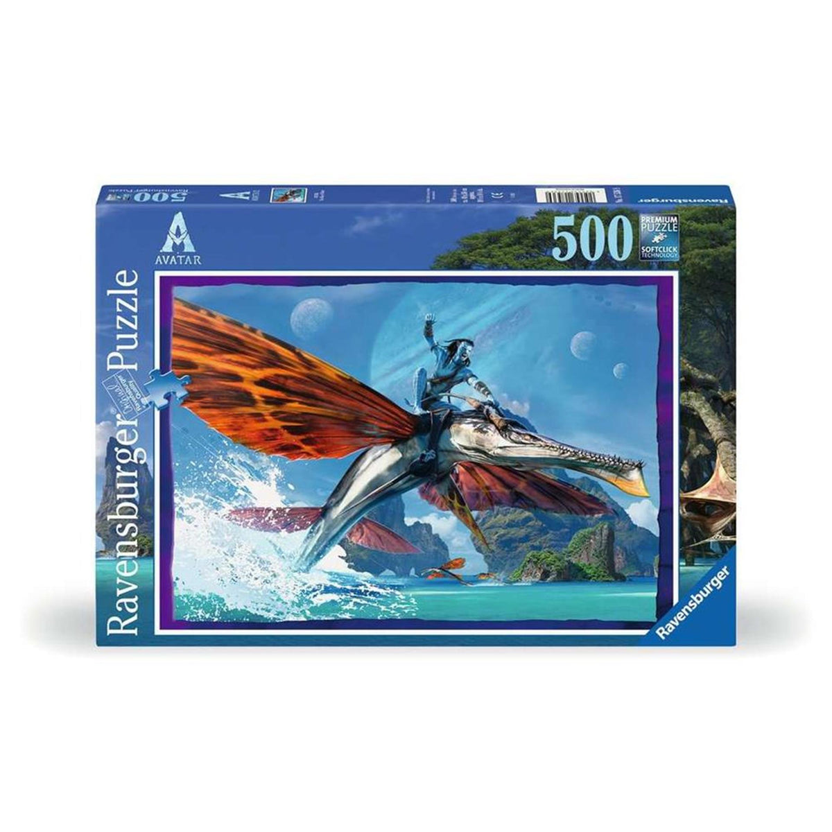Avatar puzzle Ravensburger: la via dell'acqua 500 pezzi