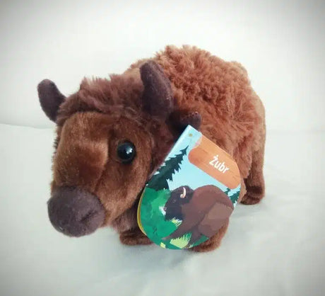 Intro peluche bisonte realizzato in morbidissimo peluche