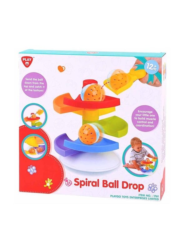 Playgo - torre a sfera con caduta a spirale
