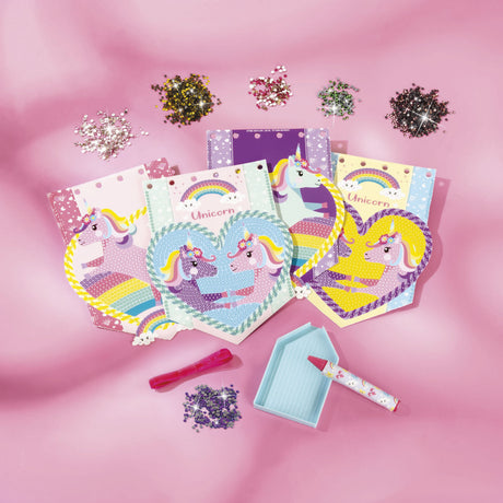 Unicorno Totum: decora la tua linea di bandiera con diamanti