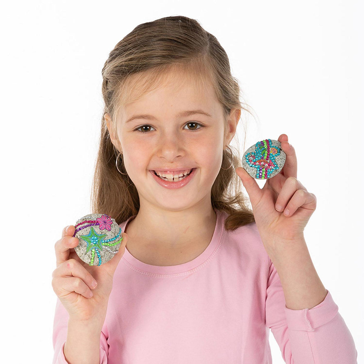 Set artigianale Totum pietre decorative con stelle marine incl. Oltre 350 strass: consigli regalo per stelle marine, giocattoli creativi per il fai da te di ragazze e ragazzi
