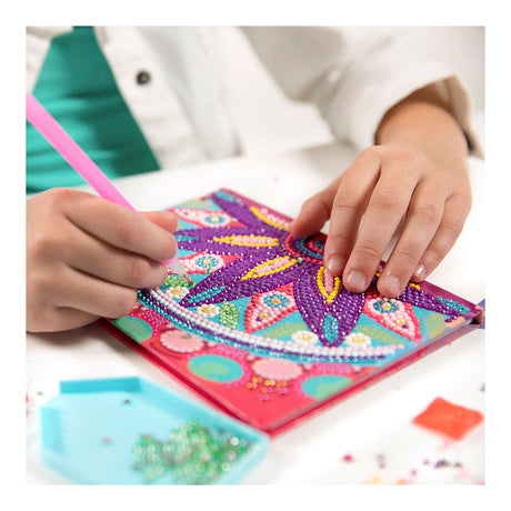 Taccuino con diamanti Totum 079700 consiglio regalo - quaderno per lavori creativi - mandala con pittura con diamanti da 6 anni