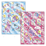 Totum Unicorn Tattoo 40 pezzi tatuaggio per bambini metallico - trucco per bambini, vestiti e accessori per feste e travestimenti