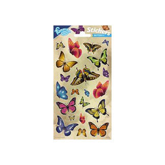 Foglio adesivo Totum glitter - farfalle