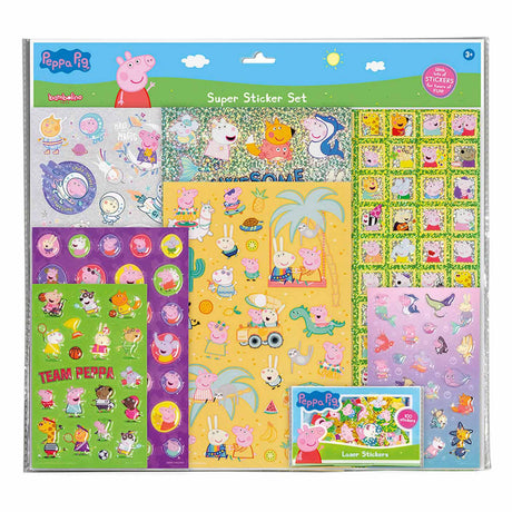 Set di super adesivi Totum - Peppa Pig