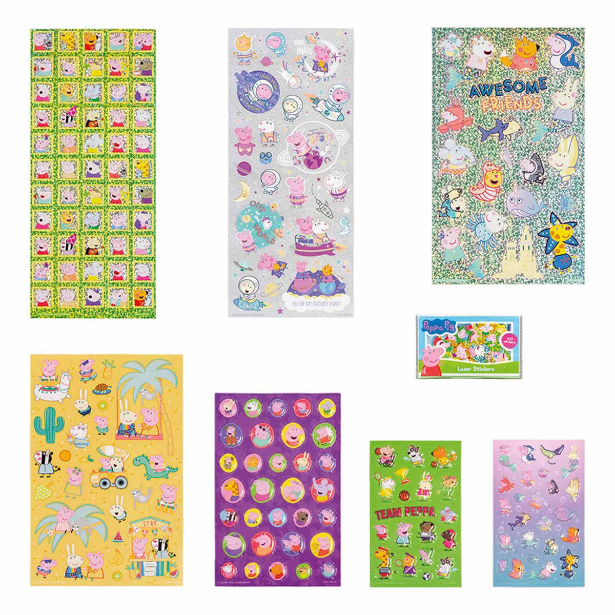Set di super adesivi Totum - Peppa Pig