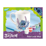 Tazza da colorare Totum Disney Stitch - set artigianale tazza in ceramica incl. pittura e pennello - consigli regalo giocattoli per ragazze e ragazzi che realizzano il punto lilo