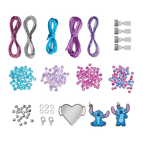 Totum Disney Stitch 3 in 1 set artigianale xl - braccialetti, fusione in gesso, magneti per pittura con diamanti e creazione di portachiavi - giocattoli creativi consigli regalo per ragazzi e ragazze da 5 anni