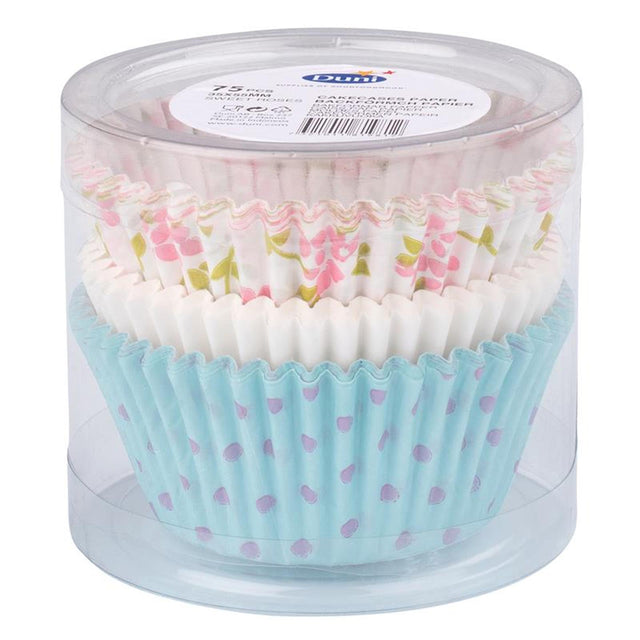Stampi per cupcake Duni rose dolci, tubo da 75 pezzi ã˜5,5 cm