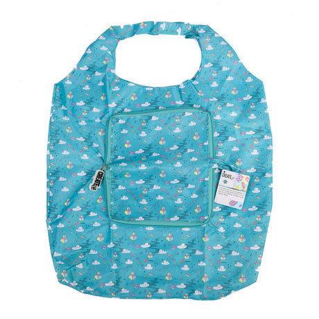Crealo! shopper pieghevole poptastic - turchese