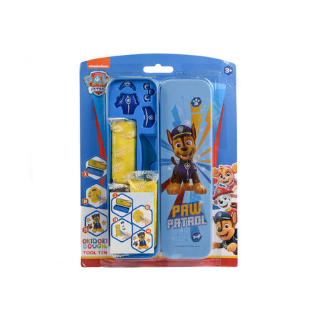 Canenco Paw Patrol insegue l'argilla okidoki in un contenitore di latta 3D