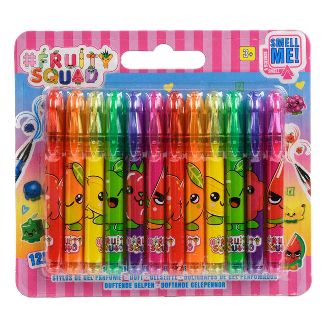 Canenco Fruity Squad mini penne gel con profumo, 12 pz.