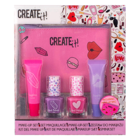 Canenco crealo! set per il trucco di bellezza nella custodia