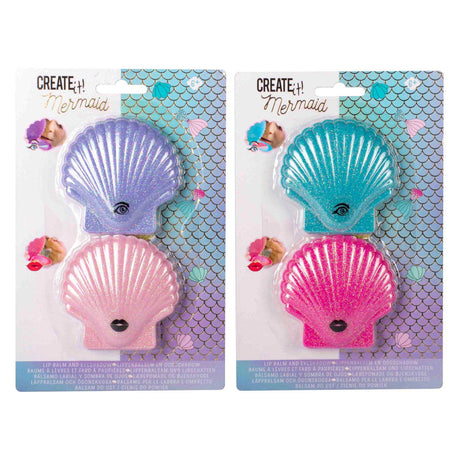 Crealo! trucco labbra e occhi da sirena, 2pz.
