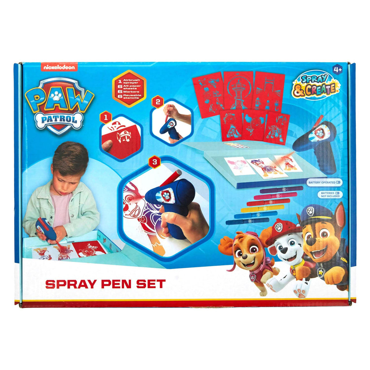Set pennarelli elettrici Canenco Paw Patrol