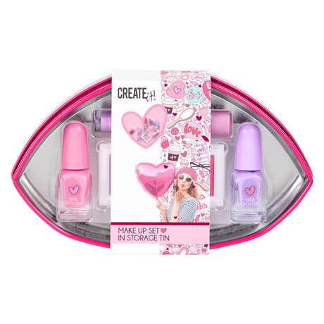 Crealo! set per il trucco del cuore con look labbra