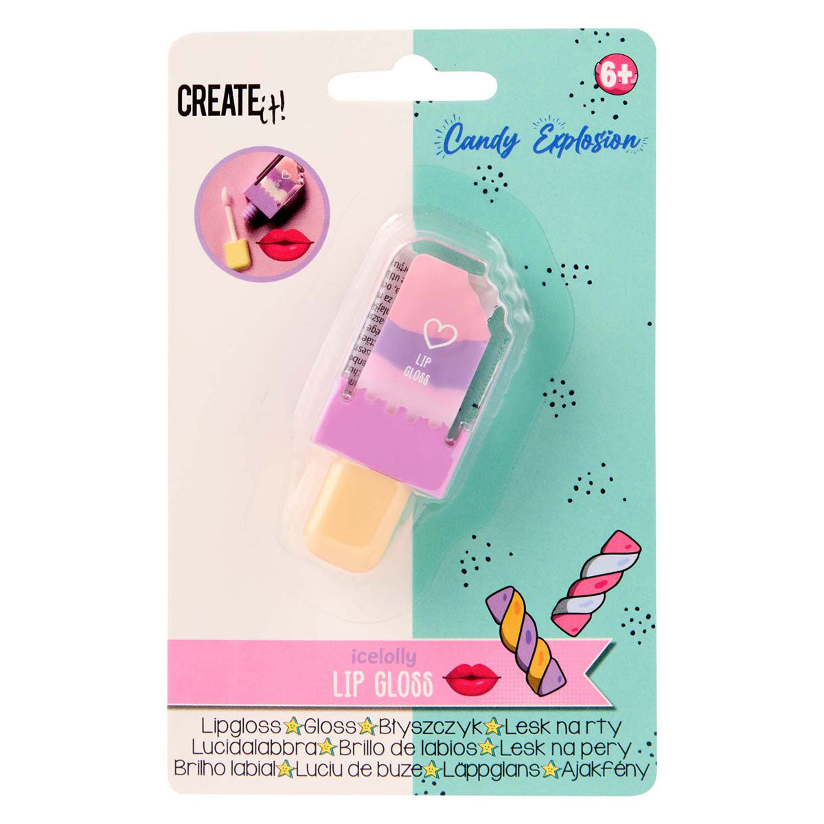 Crealo! ghiacciolo lucidalabbra caramellato