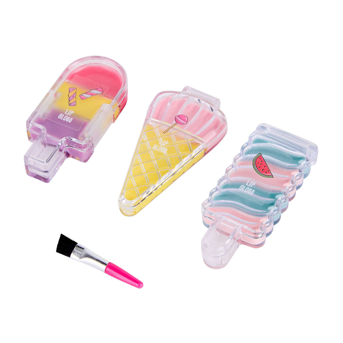 Crealo! gelati lucidalabbra caramelle, 3 pz.