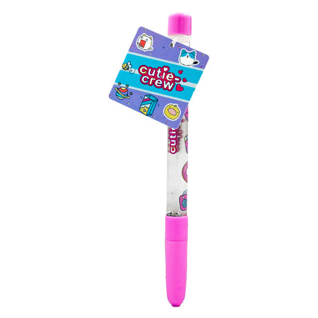 Canenco cutie crew pen acqua glitter