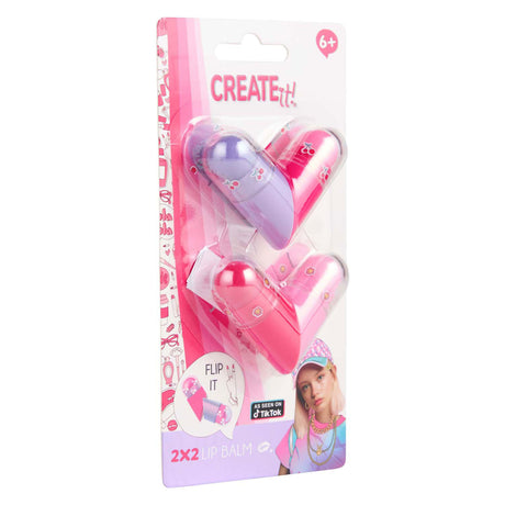Canenco crealo! balsamo per labbra di bellezza cuore flip