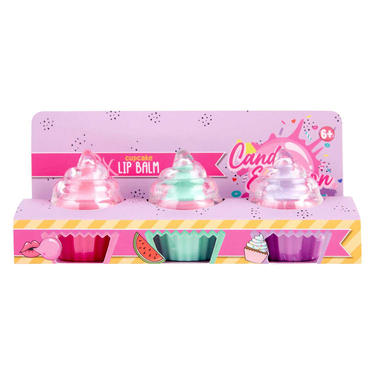 Canenco crealo! cupcakes balsamo per labbra esplosione di caramelle
