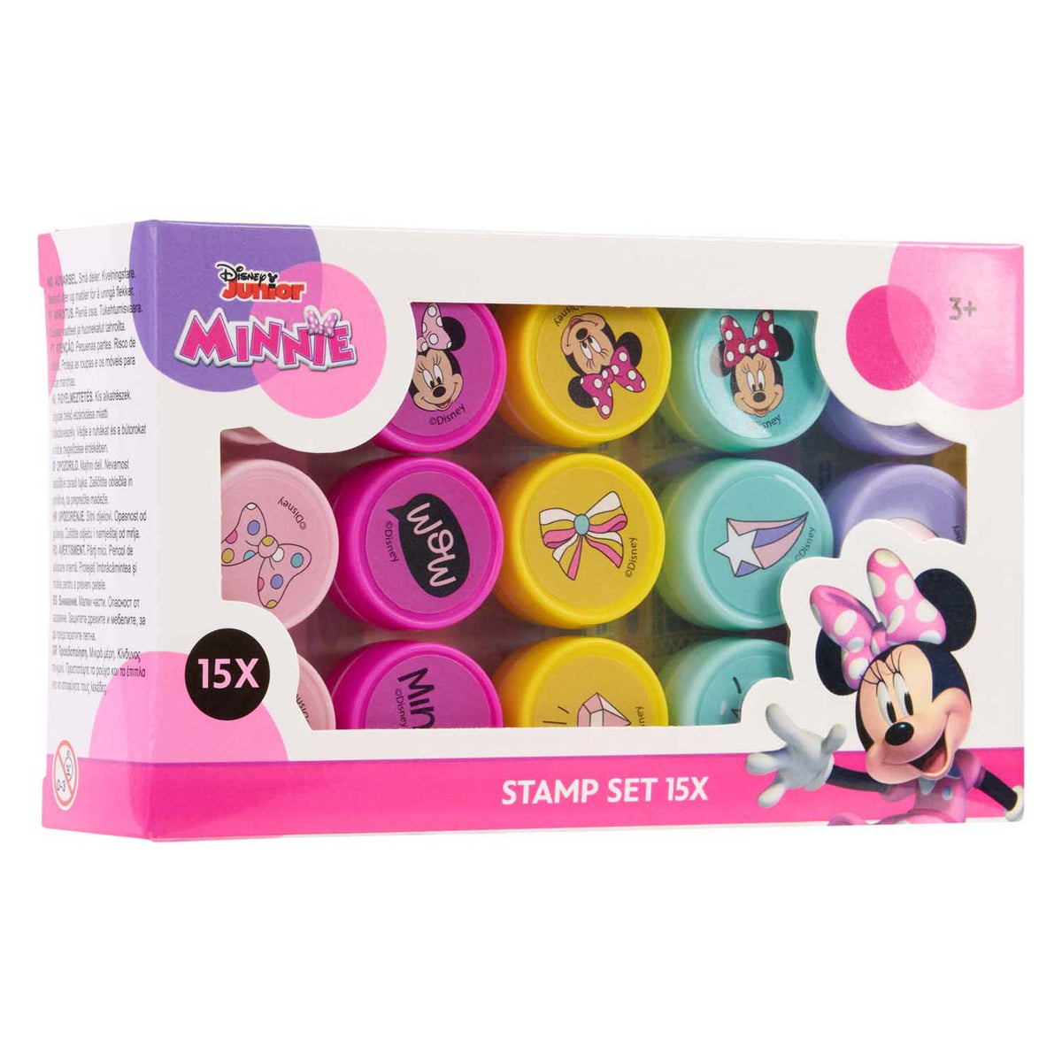 Set timbri Canenco Minnie Mouse, 15 pezzi.
