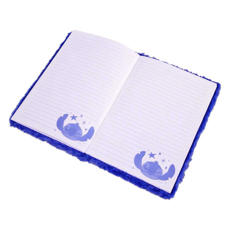 Quaderno in peluche punto Canenco blu scuro