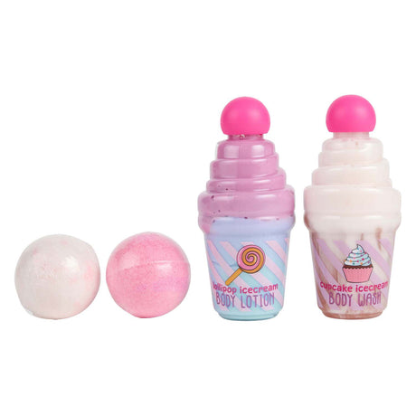 Canenco crealo! set da bagno con esplosione di caramelle