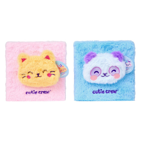 Canenco cutie crew pluche notitieboek met etui