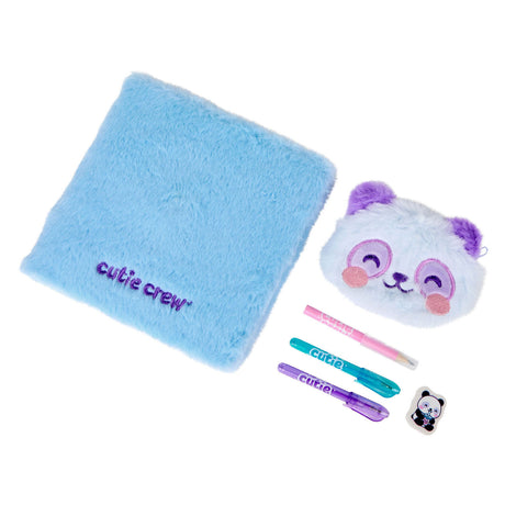 Canenco cutie crew pluche notitieboek met etui
