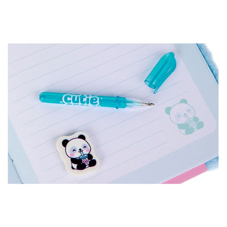 Canenco cutie crew pluche notitieboek met etui