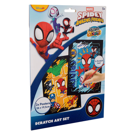 Canenco spidey kraskunst poster 29x15cm - 2st.