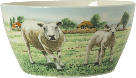Wiebe van der Zee Wiebe's Farm Ciotola Pecora ã˜13cm scatola da 6 pezzi in porcellana