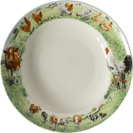 Wiebe van der Zee Wiebe's Farm piatto fondo pollo mucca 6 pz