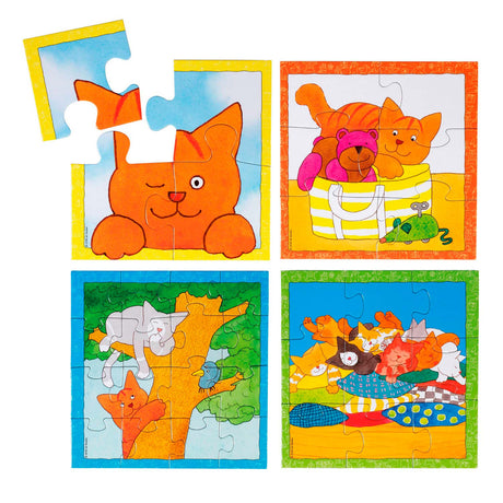 Bambolino dikkie dik puzzle 4 in 1. coriandoli 3+