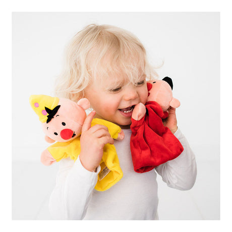Bambolino bumba guanto in tessuto pupazzo peluche - bimbo - 1 anno, 2 anni, 3 anni, 4 anni - giocattoli - studio 100 consigli regalo