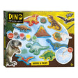 Totum Dinosaur Junior Craft Set gesso e pittura Set Dino Forever vernice per modelli con gesso, 6 colori di vernice – consiglio regalo per ragazzi