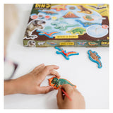 Totum Dinosaur Junior Craft Set gesso e pittura Set Dino Forever vernice per modelli con gesso, 6 colori di vernice – consiglio regalo per ragazzi