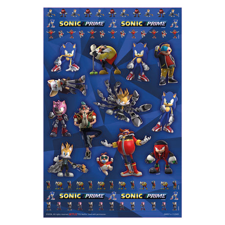 Set di super adesivi Totum Sonic