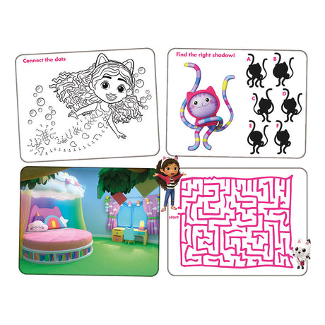 Set di super adesivi per casa delle bambole Totum Gabby xl 7 fogli incl. adesivi e giochi di lusso: la casa delle bambole di Gabby, giocattoli per ragazze e ragazzi