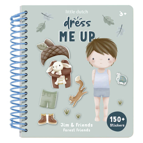 Piccolo libro di adesivi da vestire olandese Jim Forest Friends