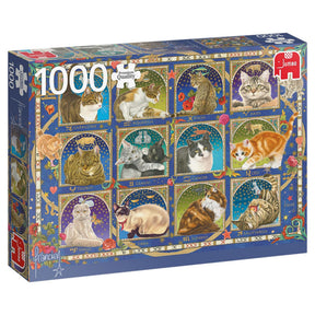 Oroscopo puzzle Jumbo - gatti 1000 pezzi