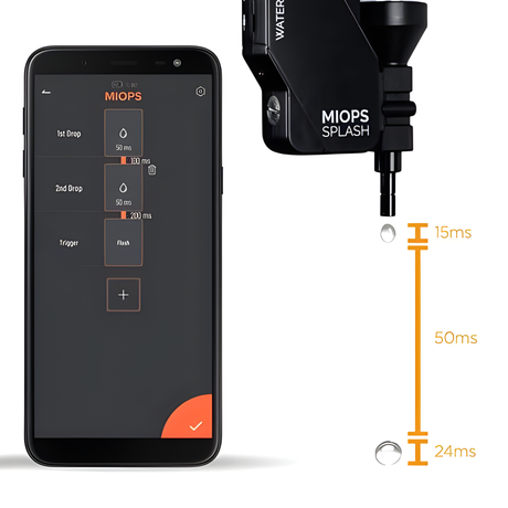 Miops splash v2 kit goccia d'acqua pro c1