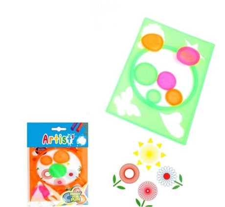 Set da disegno per artisti Jonotoys con stampo e 6 ruote