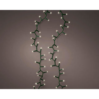 Kaemingk led luci compatte fisse da esterno verde classico caldo l.500cm
