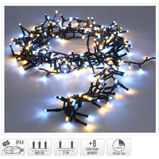 No brand microcluster 400led 8mtr ww | 2 pezzi