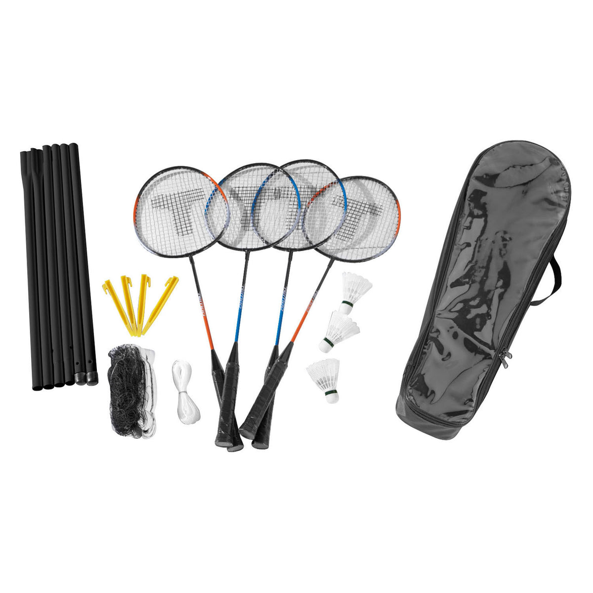Set completo da badminton, 4 giocatori