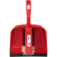 Set paletta e spazzatrice in plastica larga 22 cm.
