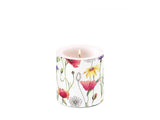 Candela Ambiente piccolo prato di papaveri